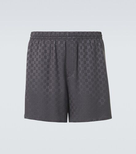 Shorts de jacquard de seda con GG - Gucci - Modalova