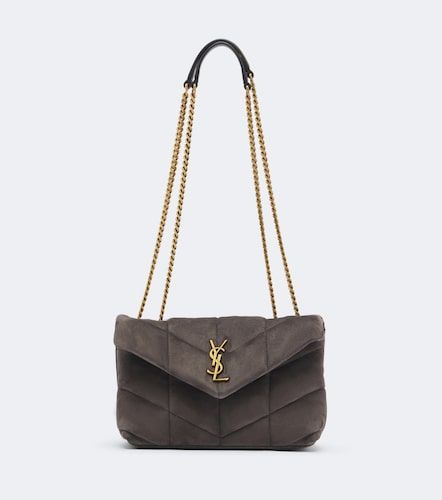 Toy Puffer quilted suede shoulder bag - Saint Laurent - Modalova