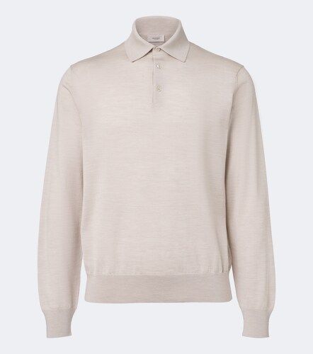 Wool, silk and cashmere polo sweater - Agnona - Modalova