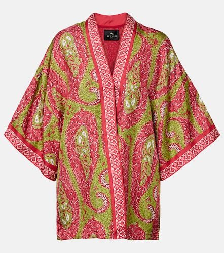 Etro Printed silk twill wrap jacket - Etro - Modalova