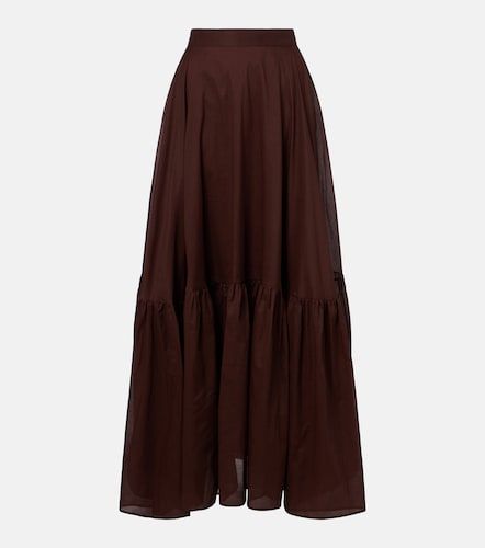 Falda larga de organza de algodón - Plan C - Modalova