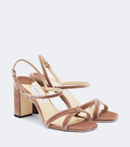 Slingback-Sandalen Elsy aus Samt - Jimmy Choo - Modalova