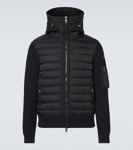 Cárdigan de plumas con capucha - Moncler - Modalova