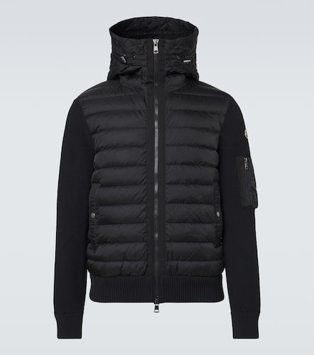 Moncler Daunenjacke mit Strick - Moncler - Modalova