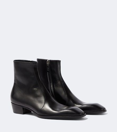 Aurelien leather ankle boots - Saint Laurent - Modalova