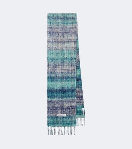 Fringed mohair and wool-blend scarf - Acne Studios - Modalova