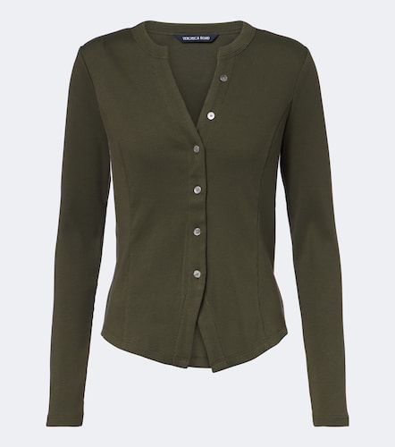 Cardigan Cordis in misto cotone a coste - Veronica Beard - Modalova