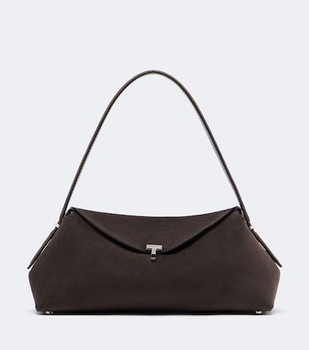 T-Lock Medium suede shoulder bag - Toteme - Modalova
