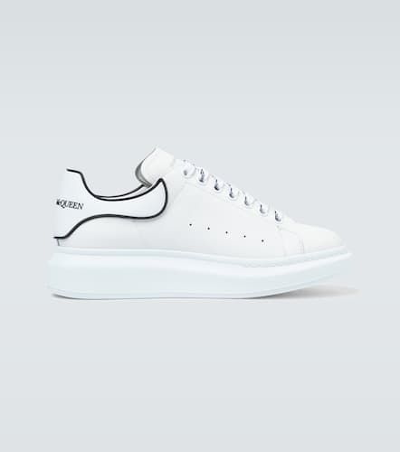 Oversized leather sneakers - Alexander McQueen - Modalova