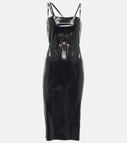 Versace Medusa latex midi dress - Versace - Modalova