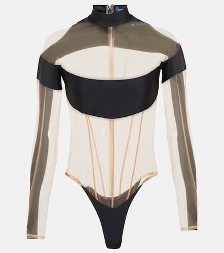 Mugler Paneled bodysuit - Mugler - Modalova