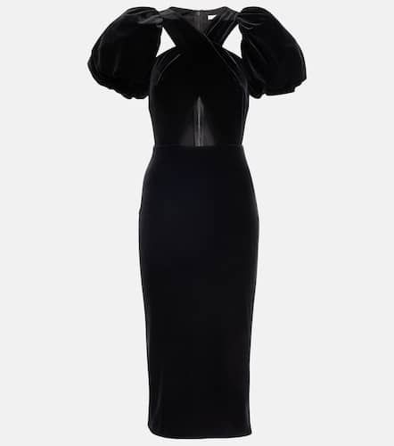 Wrap velvet midi dress - Christopher Kane - Modalova