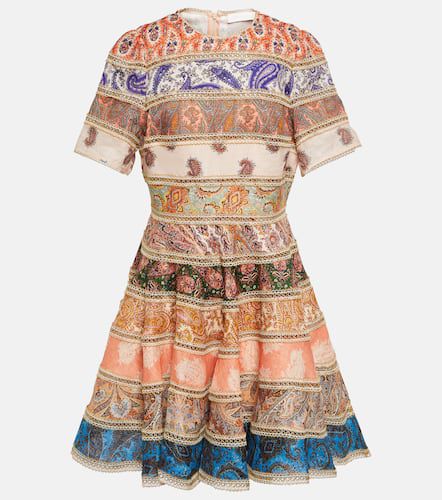 Devi Spliced printed minidress - Zimmermann - Modalova