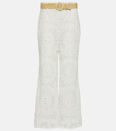 High-rise guipure lace pants - Zimmermann - Modalova