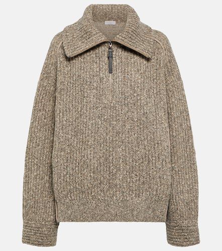 Sudadera en mezcla de lana - Brunello Cucinelli - Modalova