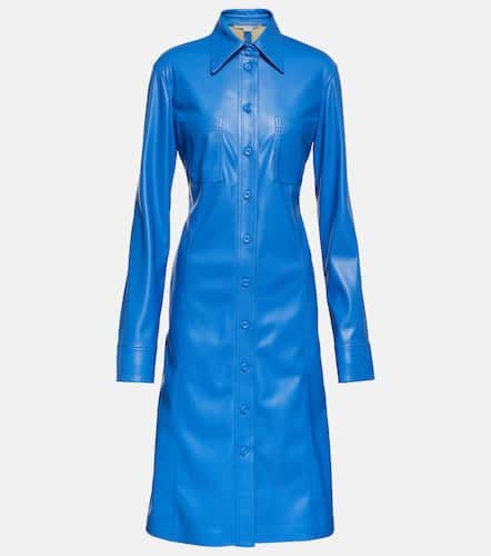 Faux leather shirt dress - Stella McCartney - Modalova