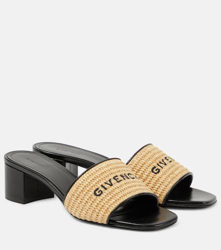 Givenchy 45 logo embroidered mules - Givenchy - Modalova