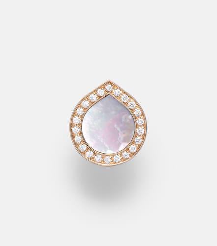 Orecchino singolo Antifer in rosa 18 kt con madreperla e diamanti - Repossi - Modalova