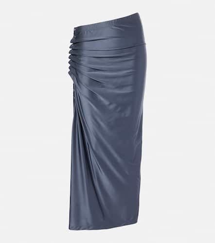 Rabanne Gathered jersey midi skirt - Rabanne - Modalova