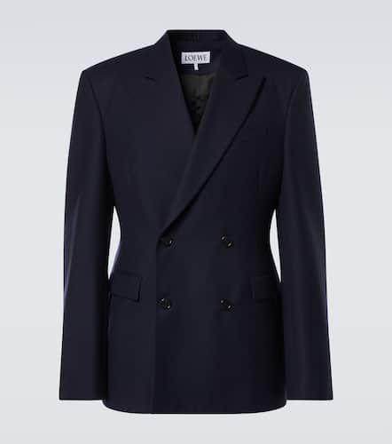 Loewe Double-breasted wool blazer - Loewe - Modalova