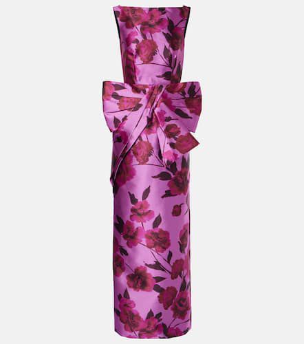 Erdem Floral bow-detail mikado gown - Erdem - Modalova