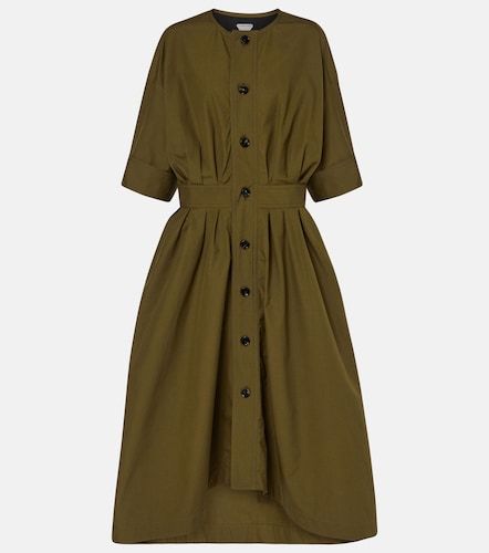 Abito chemisier in canvas di cotone - Bottega Veneta - Modalova
