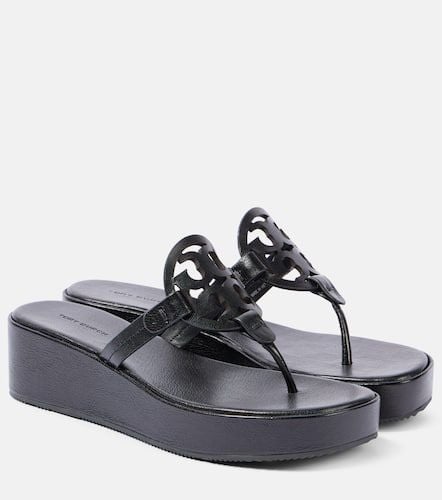 Miller leather platform thong sandals - Tory Burch - Modalova