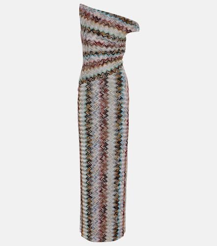 Zigzag draped lamÃ© maxi dress - Missoni - Modalova