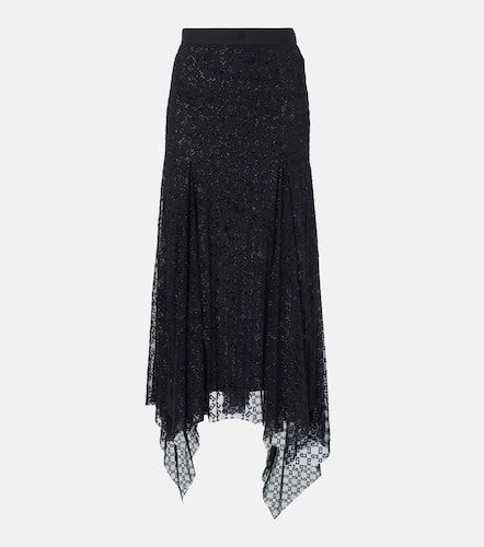 Monogram 72 Glitter midi skirt - Givenchy - Modalova