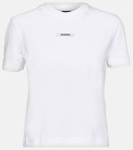 Le T-shirt Gros Grain cotton-blend T-shirt - Jacquemus - Modalova