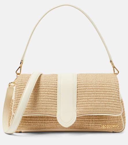 Le Bambimou Medium raffia-effect shoulder bag - Jacquemus - Modalova