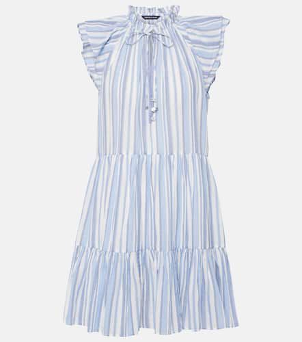 Striped cotton minidress - Veronica Beard - Modalova