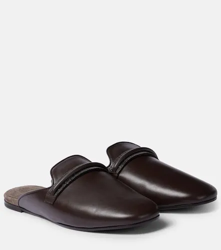 Brunello Cucinelli Leather mules - Brunello Cucinelli - Modalova