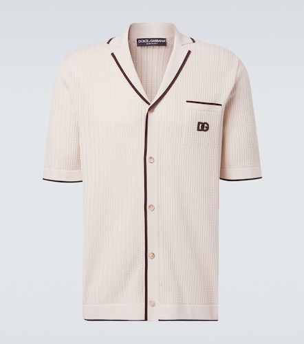Dolce&Gabbana Hemd DG aus Baumwolle - Dolce&Gabbana - Modalova