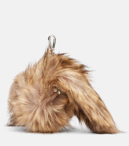 Portamonete in pelliccia sintetica con decorazione - Simone Rocha - Modalova