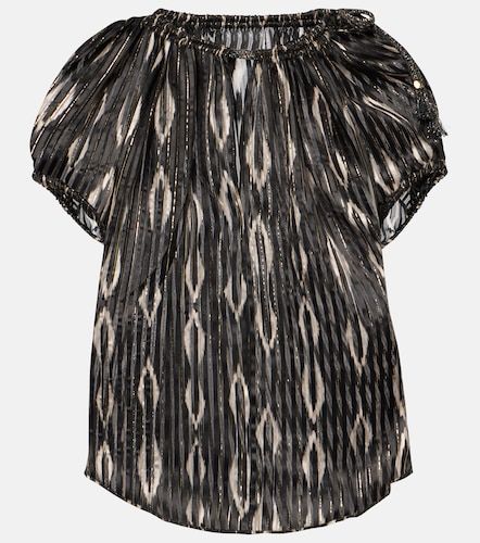 Top Sonae en mezcla de seda estampado - Isabel Marant - Modalova