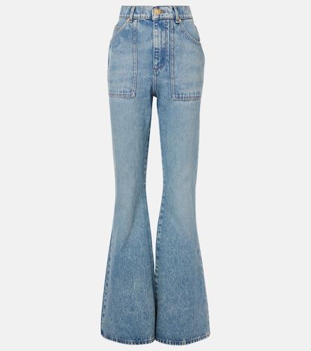 Balmain Jeans flared a vita alta - Balmain - Modalova