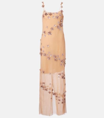 Blumarine Embroidered tulle gown - Blumarine - Modalova