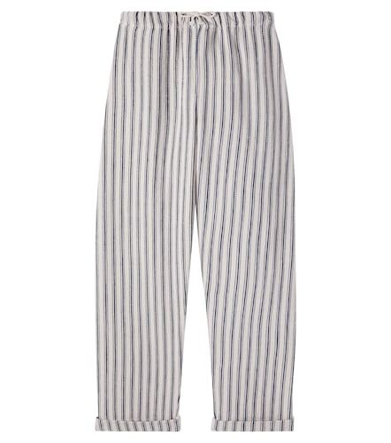 Pantalones Enzo de algodón a rayas - Cozmo - Modalova