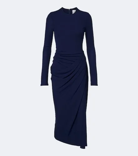 Vestido midi de jersey drapeado - Erdem - Modalova