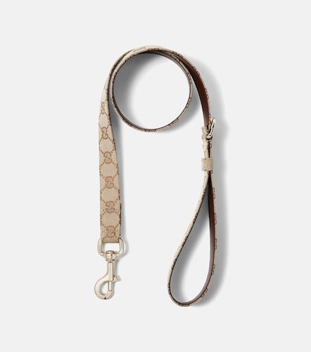Correa para perro Large de lona GG - Gucci - Modalova