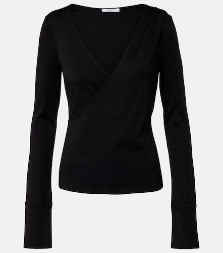 Adagio virgin wool wrap top - Max Mara - Modalova