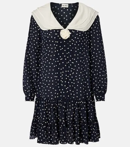 Valetta polka-dot silk crepe minidress - Rixo - Modalova