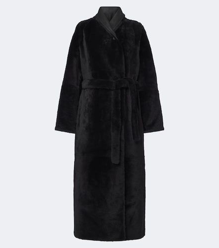 Reversible shearling and leather coat - Yves Salomon - Modalova