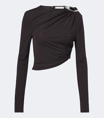 Crop top Orica de jersey con cristales - Christopher Esber - Modalova
