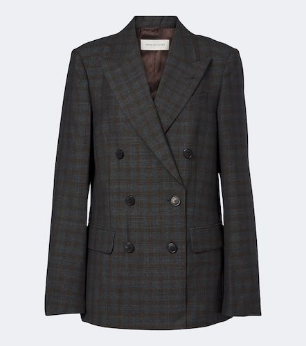 Karierter Blazer aus Wolle - Dries Van Noten - Modalova
