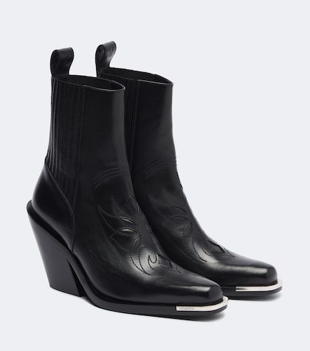 Rabanne Leather cowboy boots - Rabanne - Modalova