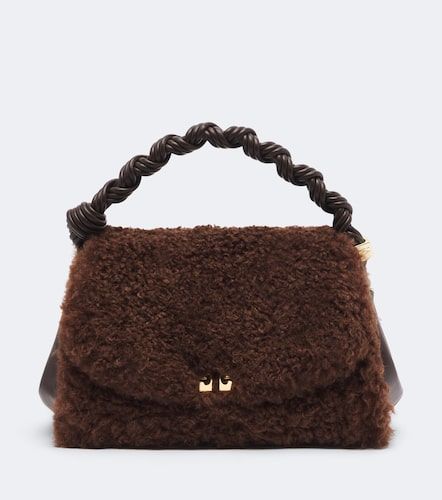 Ganni Very Bou teddy top-handle bag - Ganni - Modalova