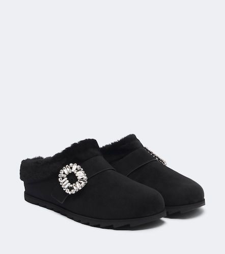 Roger Vivier Slidy Viv' suede mules - Roger Vivier - Modalova