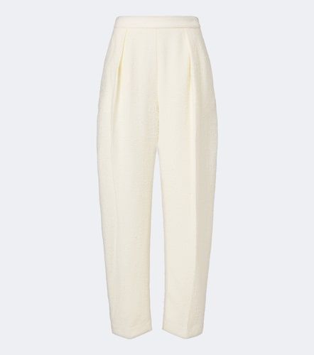 Wool-blend boucle barrel-leg pants - Rohe - Modalova